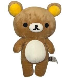 San-X Rilakkuma 15" Plush Japanese Lazy Bear -  With Zippered Back - Good